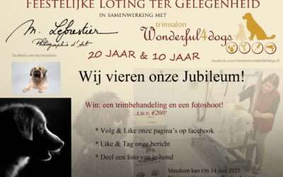Win actie Geldrop 2025 ! 🐕 trimbehandeling en fotoshoot